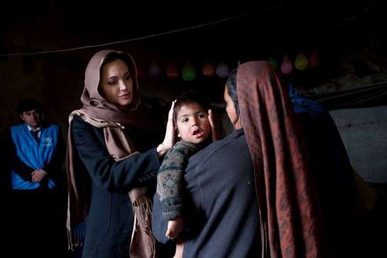 Photo: Angelina Jolie In Afghanistan