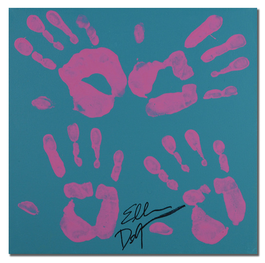 Photo: Ellen DeGeneres Handprint