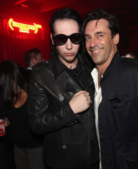 Photo: Marilyn Manson and John Hamm