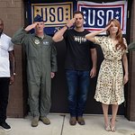 Chris Pratt Attends USO Screening Of The Magnificent Seven