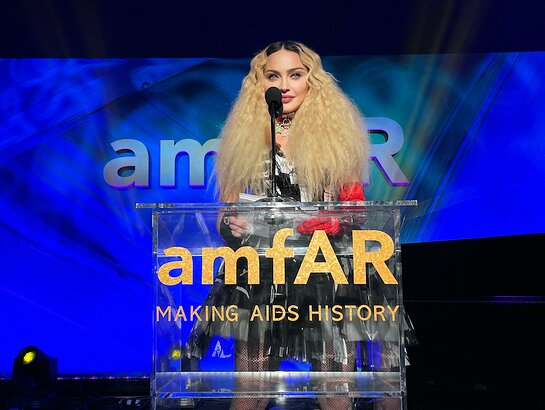 Madonna Attends amfAR LA Gala Honoring Jeremy Scott and TikTok