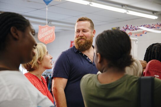 TV stars Ben and Erin Napier work with the Salvation Army