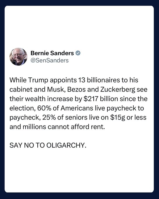 Bernie Sanders - Say No to Oligarchy