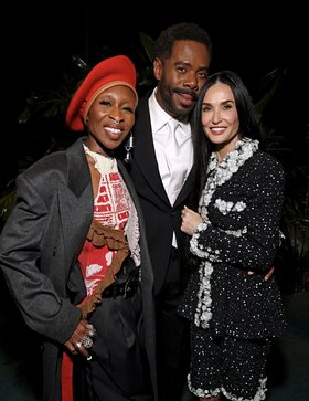 Demi Moore, Colman Domingo, and Cynthia Erivo