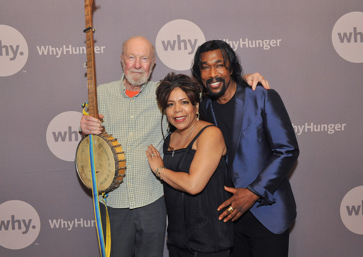 Pete Seeger, Ashford and Simpson at WhyHunger Event