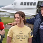 Game Of Thrones' Maisie Williams Jumps From A Plane For Dolphins